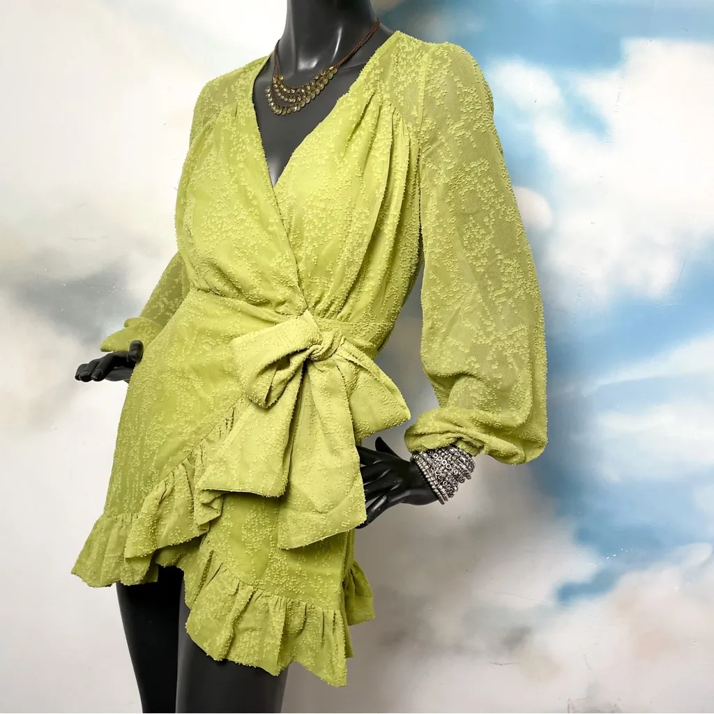 Tularosa mini wrap dress - Image 2