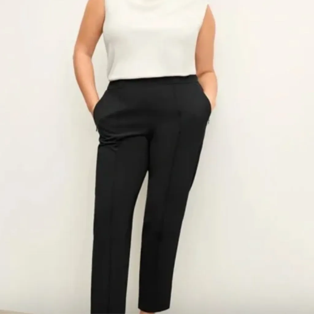 M.M. Lafleur The Colby Travel Pant OrigamiTech in Black Sz 8 - Image 3