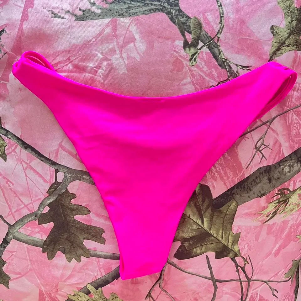 y2k hot pink bikini set - Image 4