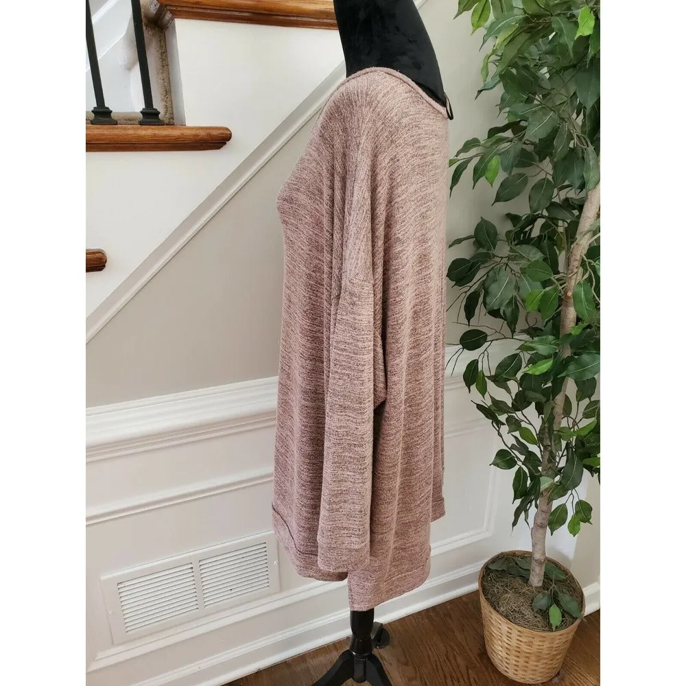 New Directions Women's Brown Polyester Round Neck Long Sleeve Sweater Size 3X - Image 6
