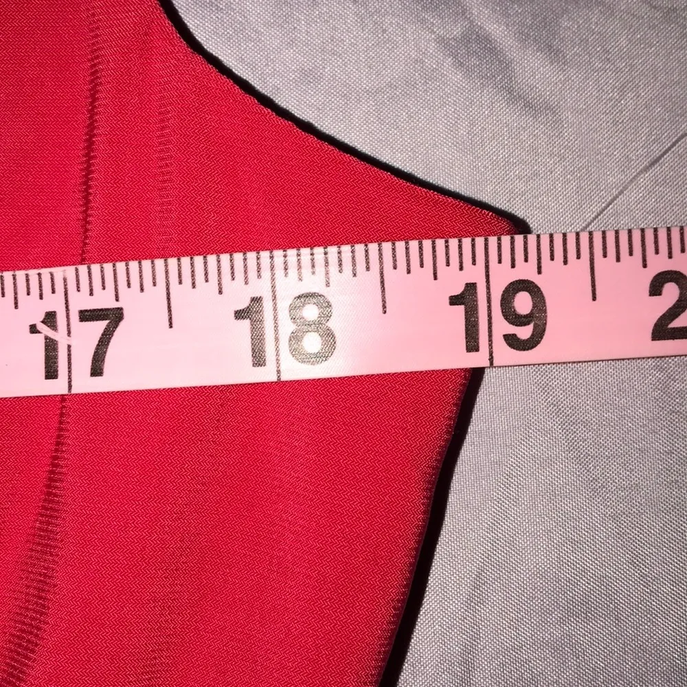 CHAPS  Red Dress 0960 - Image 4