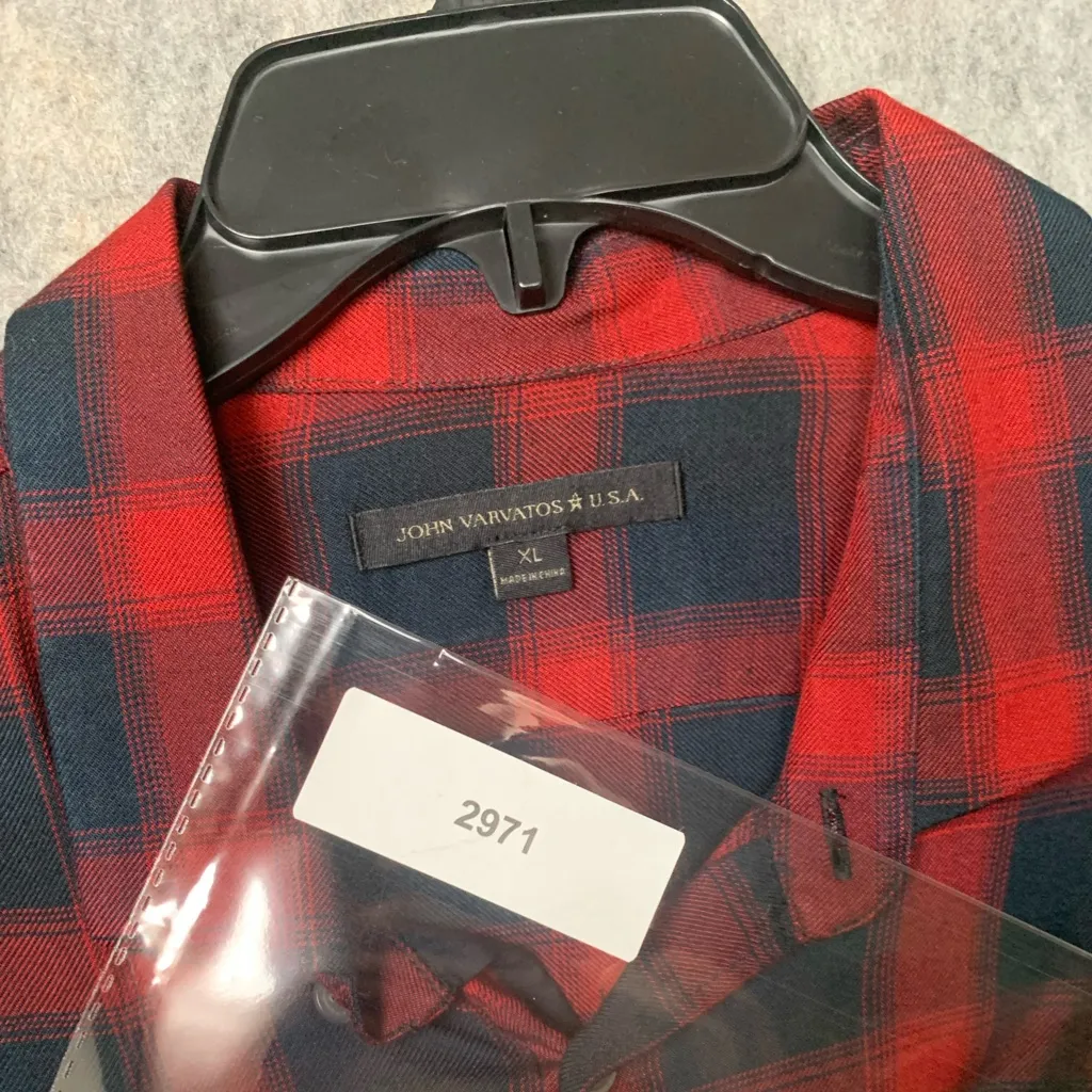 John Varvatos Women Size XL long sleeve‎ button down Shirt Dress Black - Image 9