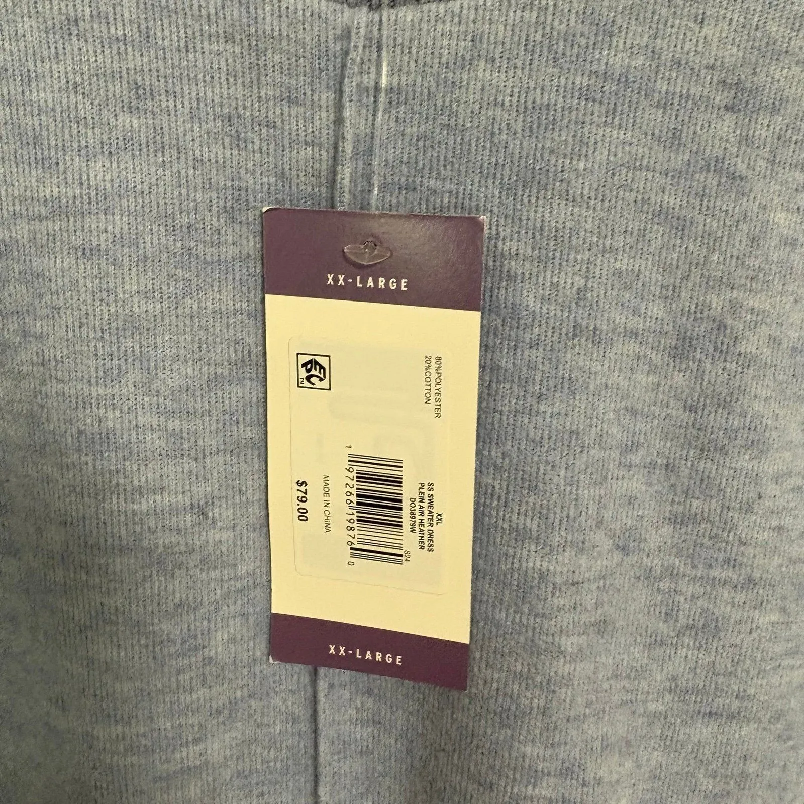 Steve Madden Pale Blue Sweater Dress Size‎ XXL - Image 6