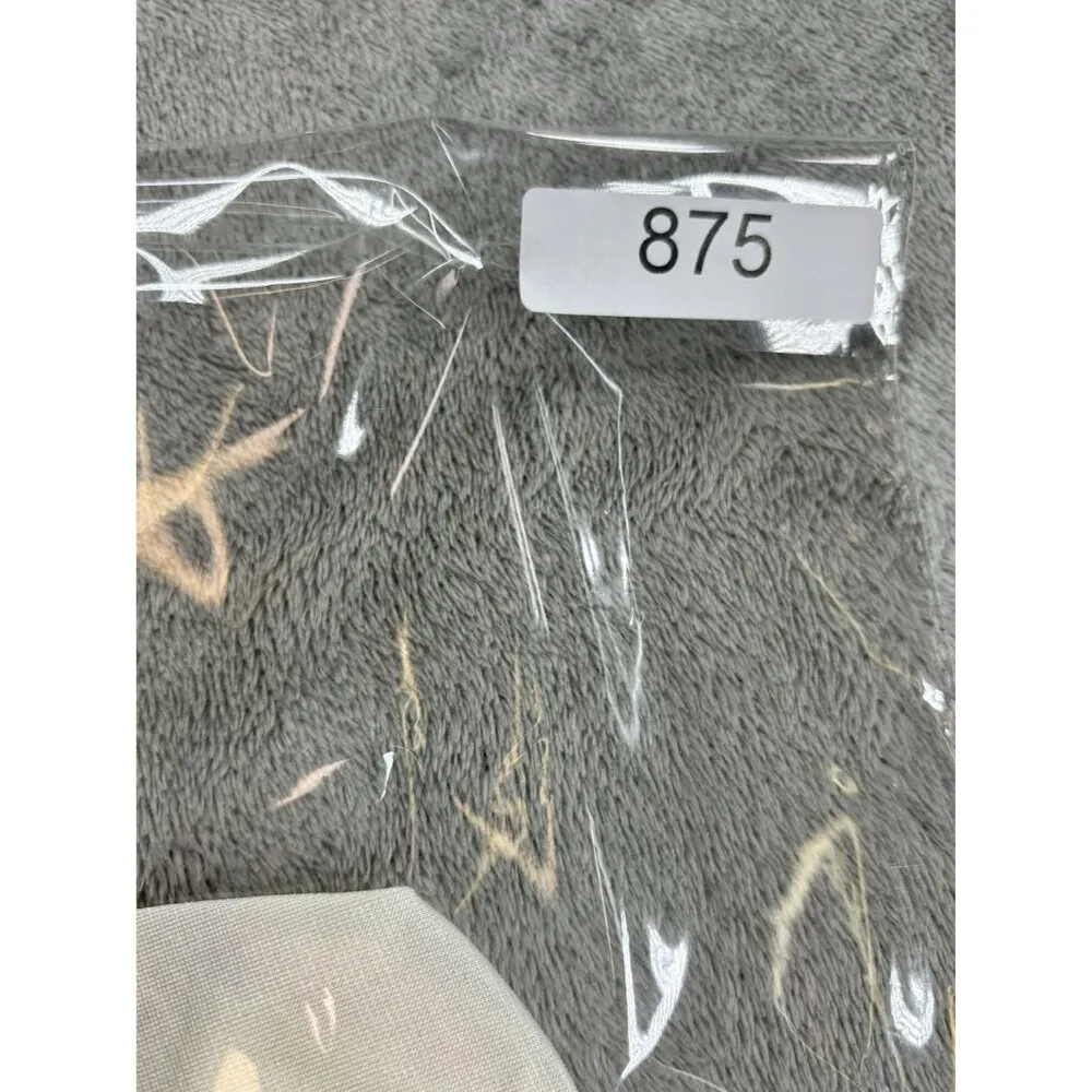 Vintage Deena Tunic Nightgown Tie Neck & 3/4 Sleeves Womens Sm Lingerie Peignoir White - Image 12