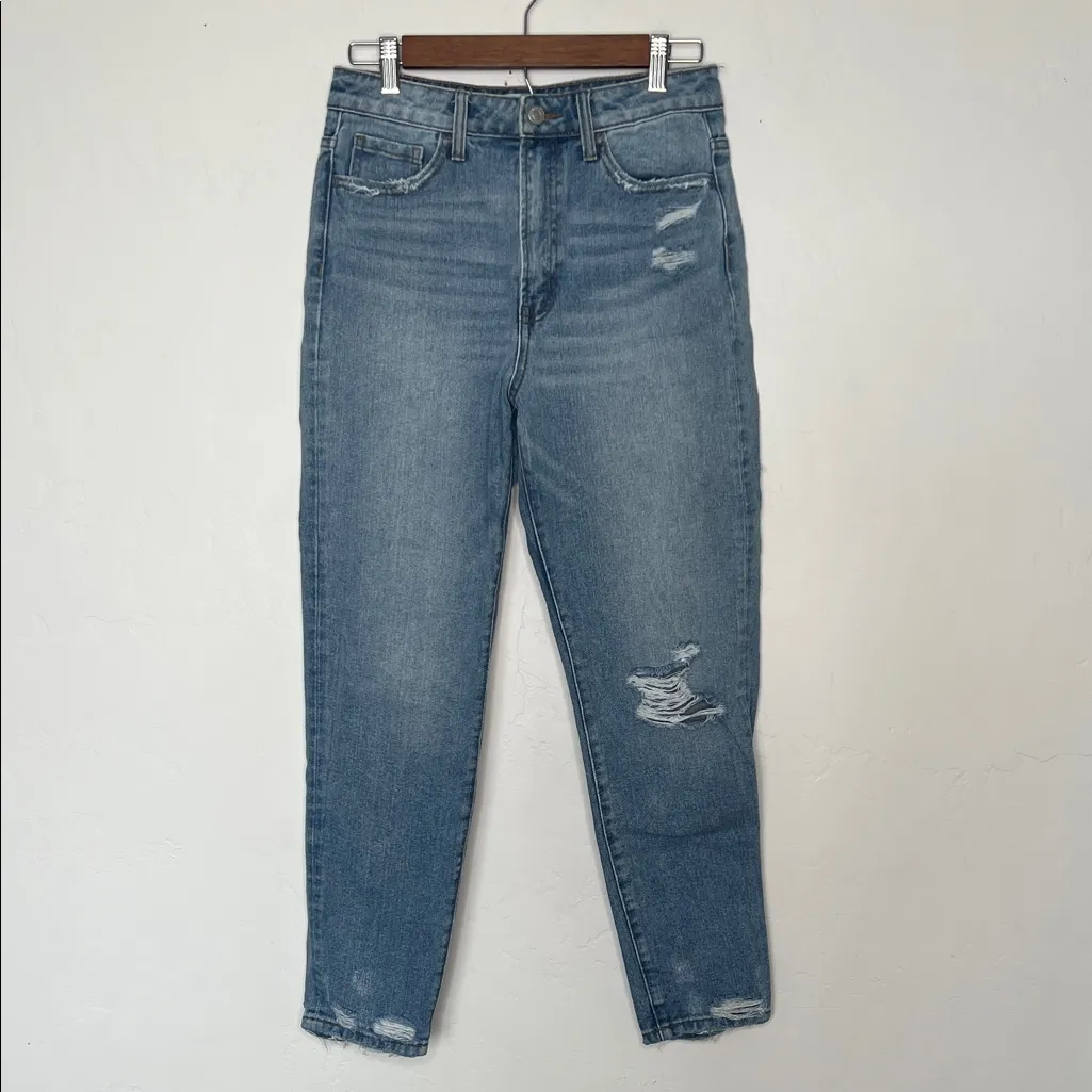 VERVET by Flying Monkey Distressed Mom Jeans Light Blue Women’s Size 27 - Image 2