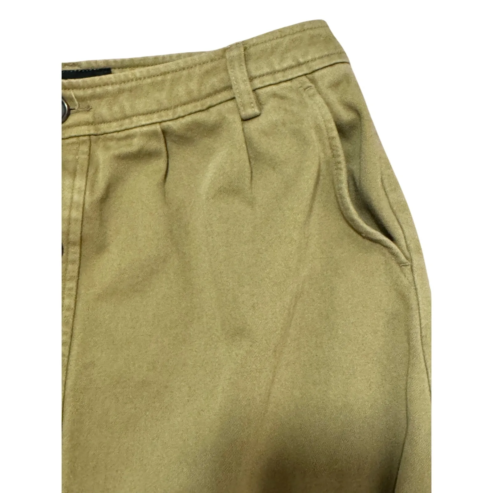 A.P.C. Khaki Button Front Skirt Size 36 Brown - Image 7