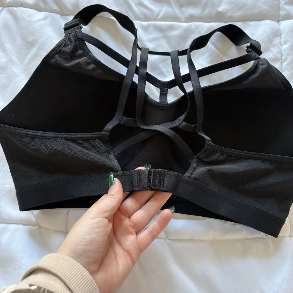 VSX Sport Victoria’s Secret Womens Black Floral Wireless Sports Bra Padded - Image 6