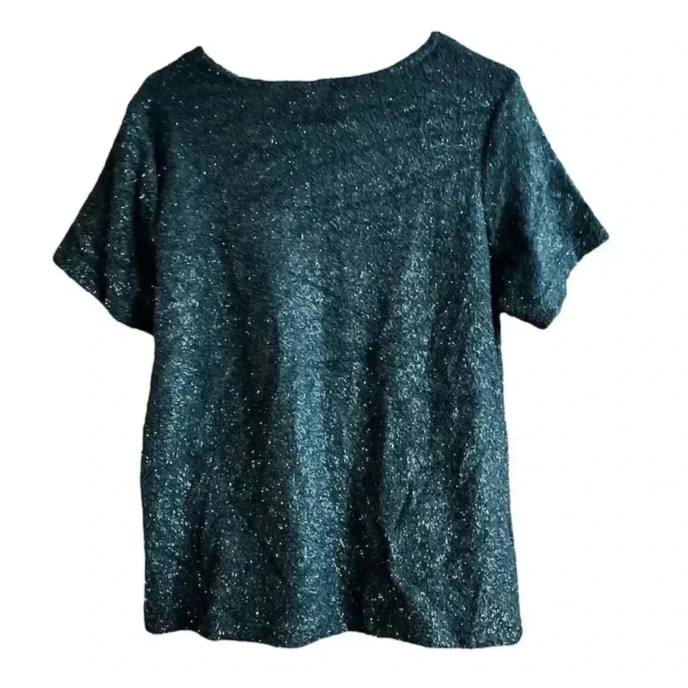 Kathie Lee Collection Sparkling Green Top - Image 2
