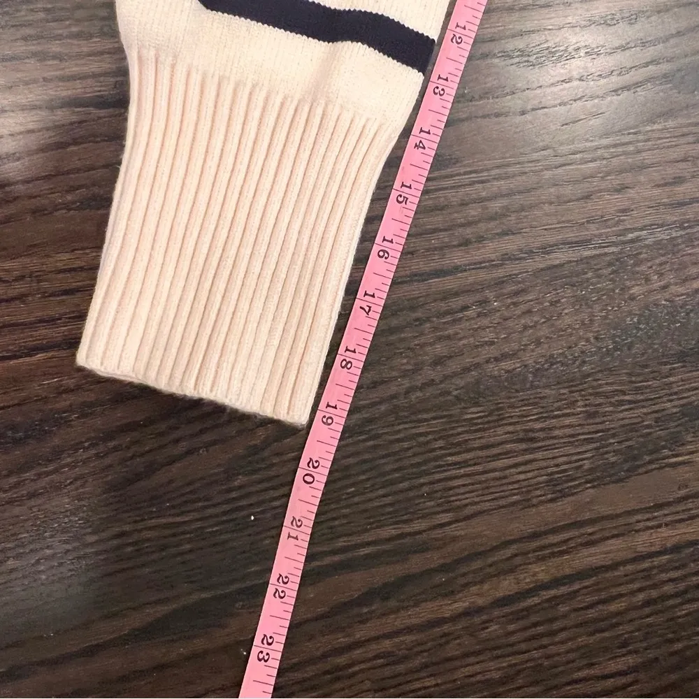 NWT Zara Cream and Black Knit Cardigan Sweater - Image 7