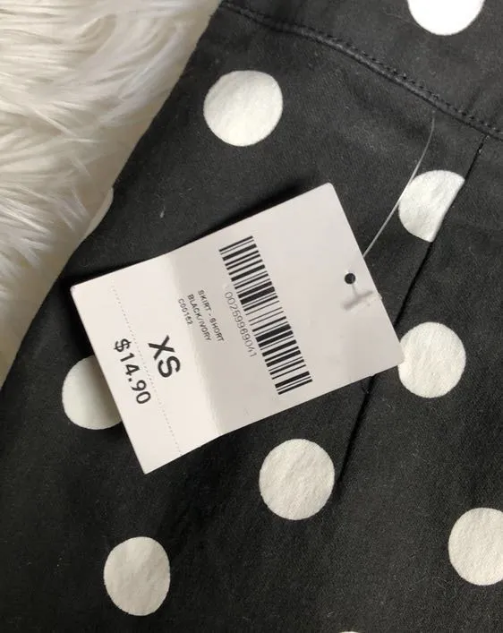 Denim Polka Dot Skirt - Image 4