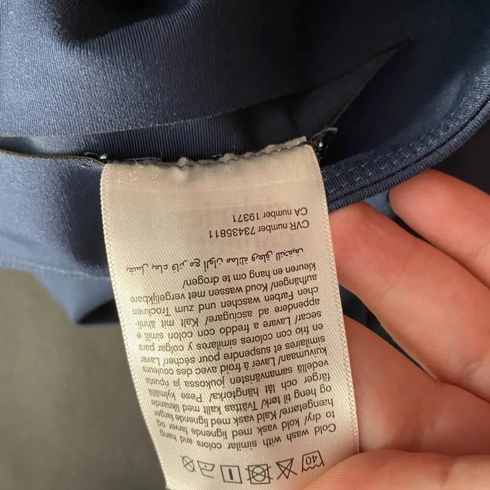 Girlfriend Collective Compressive High-Rise 7/8 Legging Midnight Blue Size US XS - Image 12