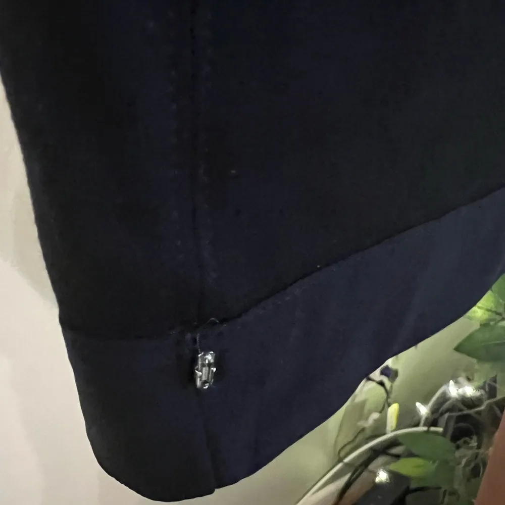 SPORTMAX Black Mini Skirt with Front Pleating size small - Image 3