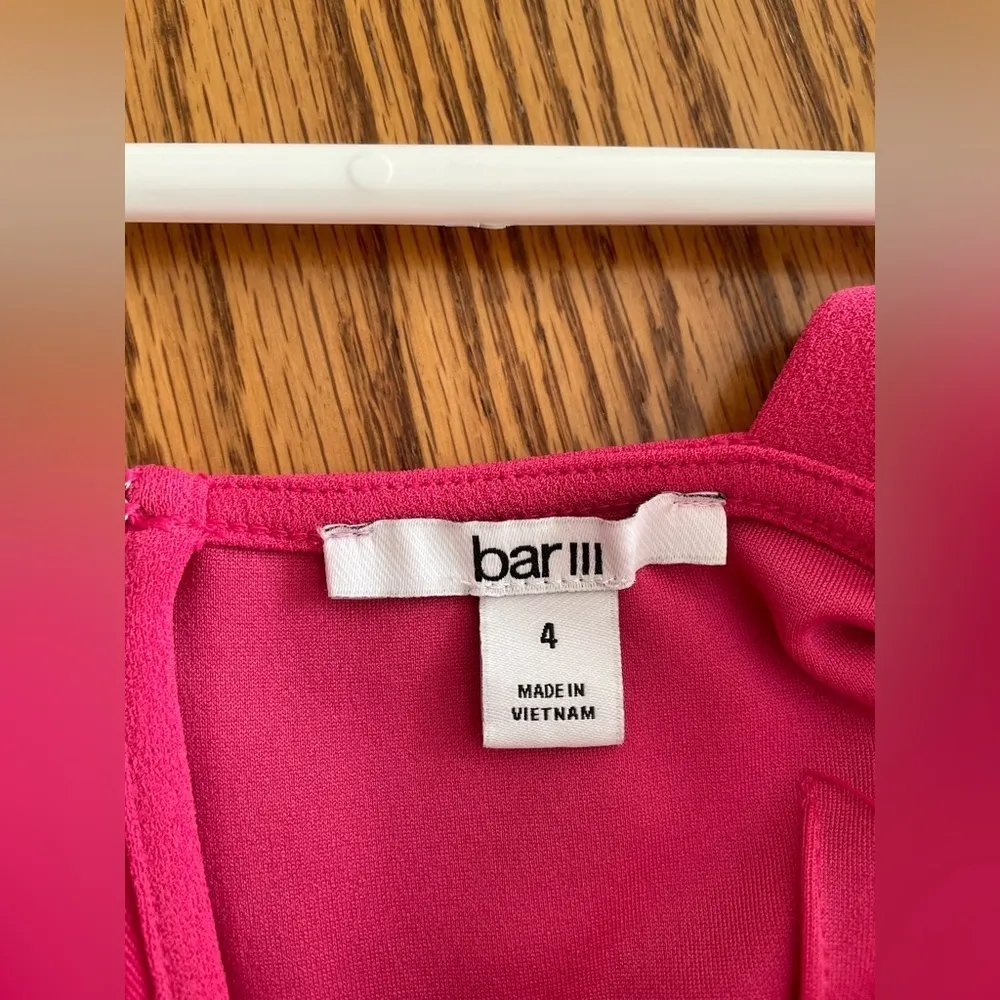 Bar Ill Womens Ruched Sleeve Front Flutter Romper Size 4 - Image 9