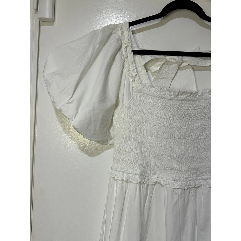 Cleobella Cherith Tier Midi Dress White Size XL NWT Timeless Elegance Western - Image 5