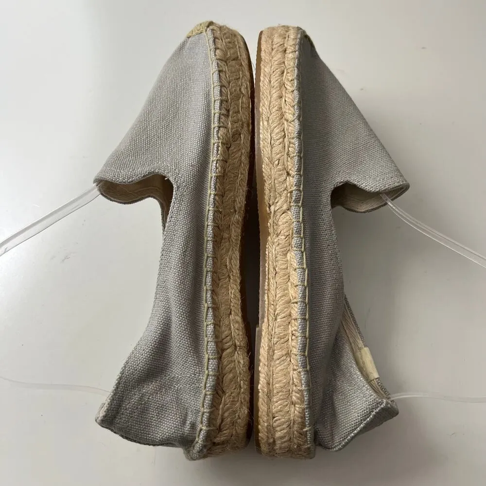 Soludos Platform Smoking Slipper Espadrilles Size 8 Beach Coastal Vacation Boho - Image 6