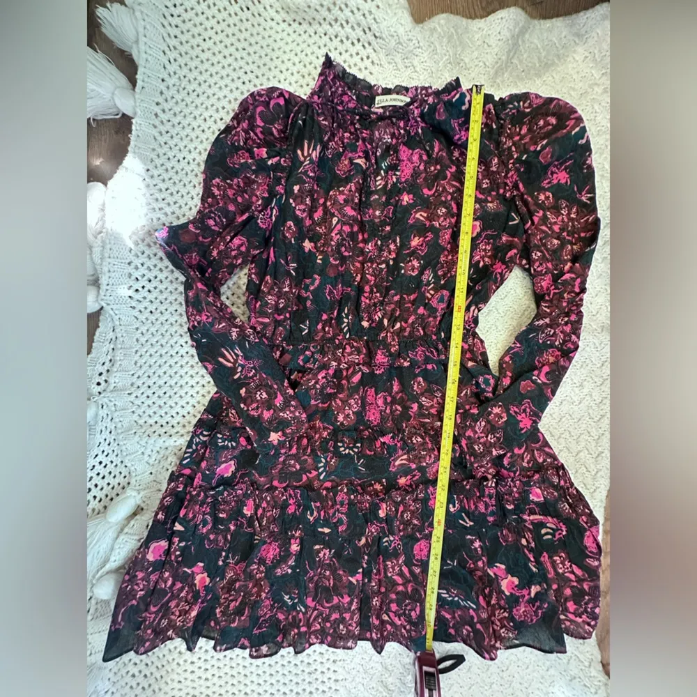 Ulla Johnson WOMENS Prissa Puff Shoulder
Moody Floral Mini Dress size 4 - Image 5