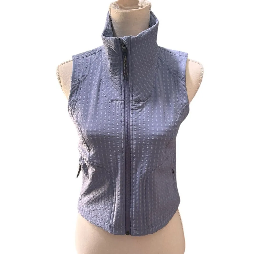 Lululemon Water Repellent Fleece Hiking Vest Women’s Peri Purple W4BWKS 4 - Image 2