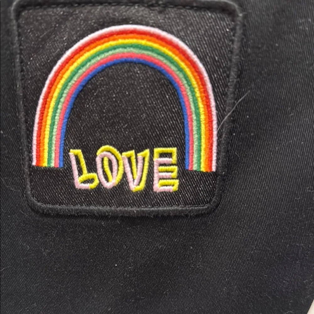 NWT RVCA Black Embroidered Pants size 25. RARE. Anthro Colab - Image 3