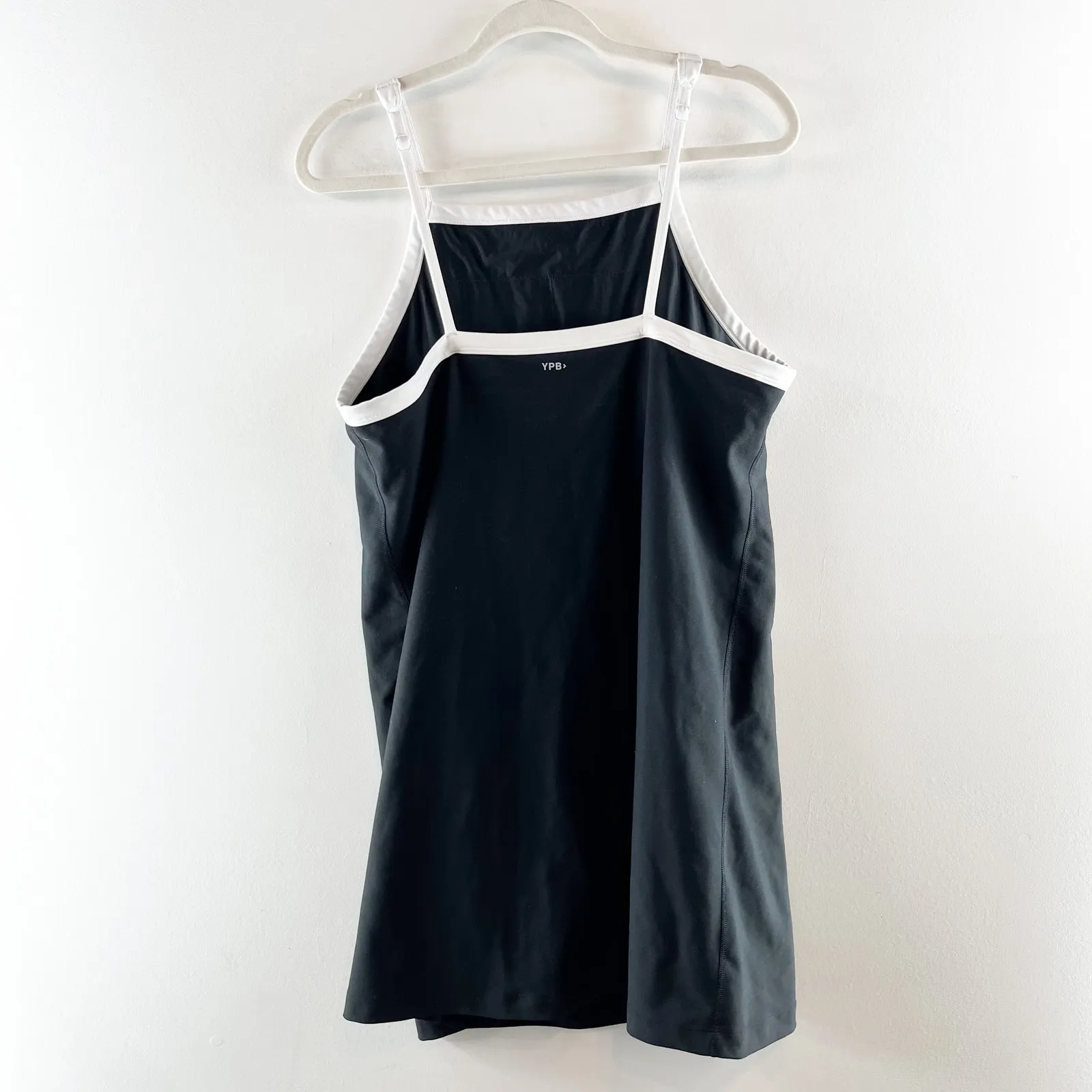 Abercrombie & Fitch YPB SculptLUX Apron Active Mini Dress Black White XL - Image 8