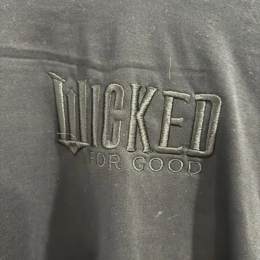 Wicked: For Good Black Film Promo Sweatshirt Unisex Ariana Grande Cynthia Erivo Size L - Image 2