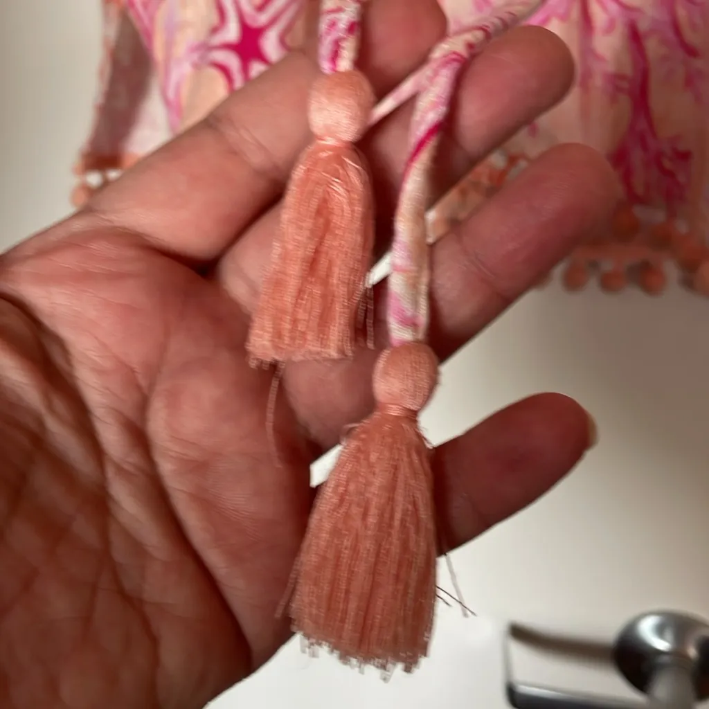 Belle Beach Swim Coverup Pink Size M - Image 3