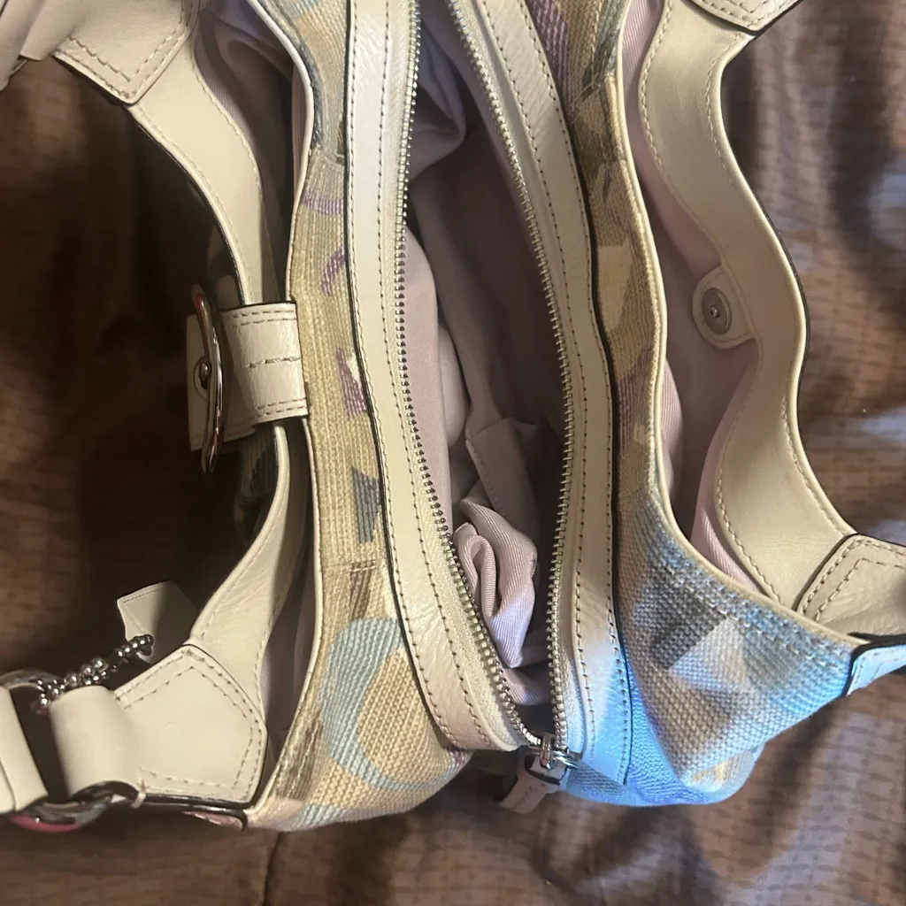 COACH SOHO OPTIC LINEN LG LYNN HOBO - Image 10