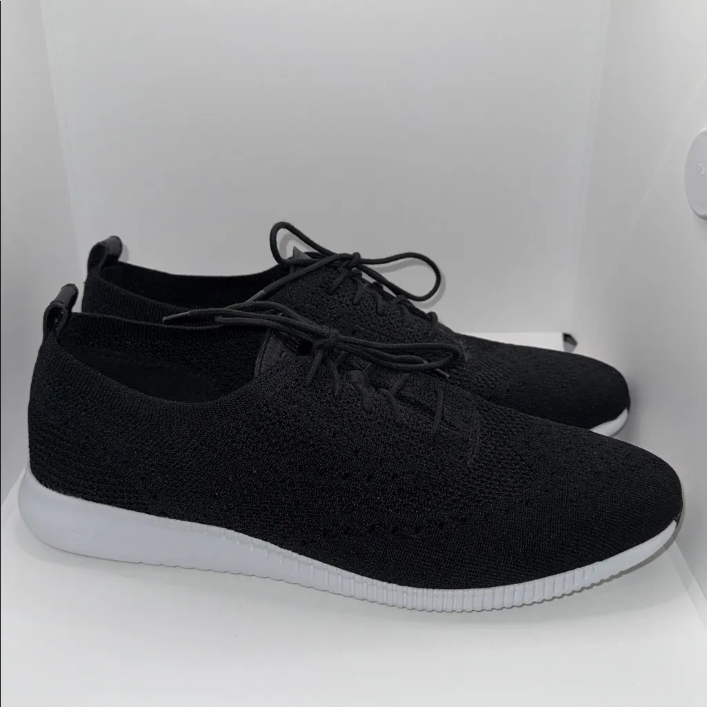 Cole Haan 2.Zerogrand Stitchlite Oxford Shoes Black Knit Shoes Women’s 11 - Image 2