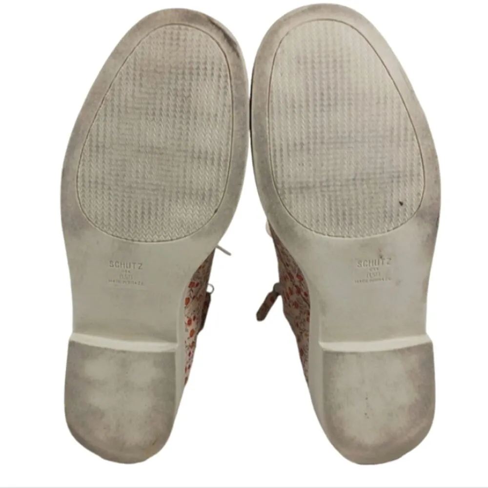 S2566 EUC  McKenzie Floral Combat Boots size 8.5B - Image 8