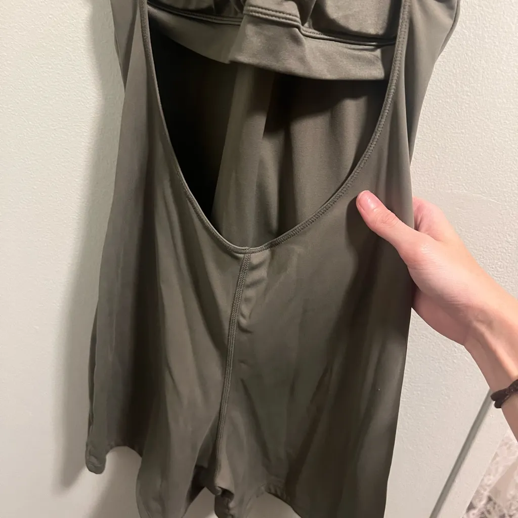 White Fox Boutique Olive Jumpsuit - Image 8