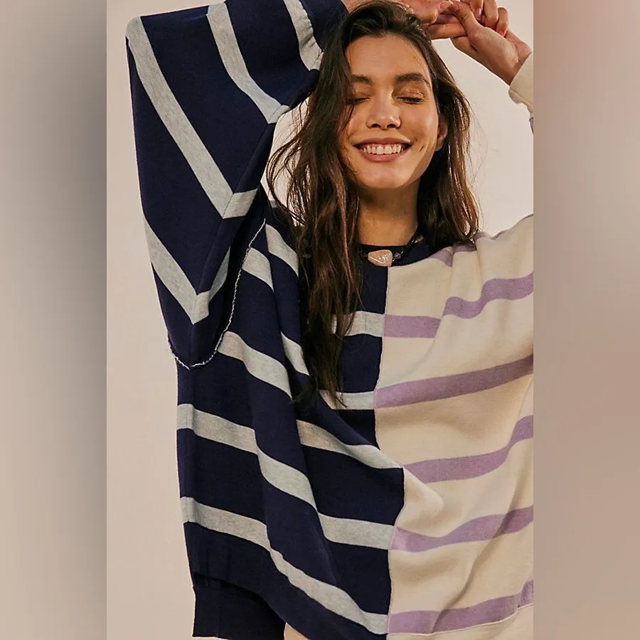 Free people Uptown Stripe Pullover - Image 3