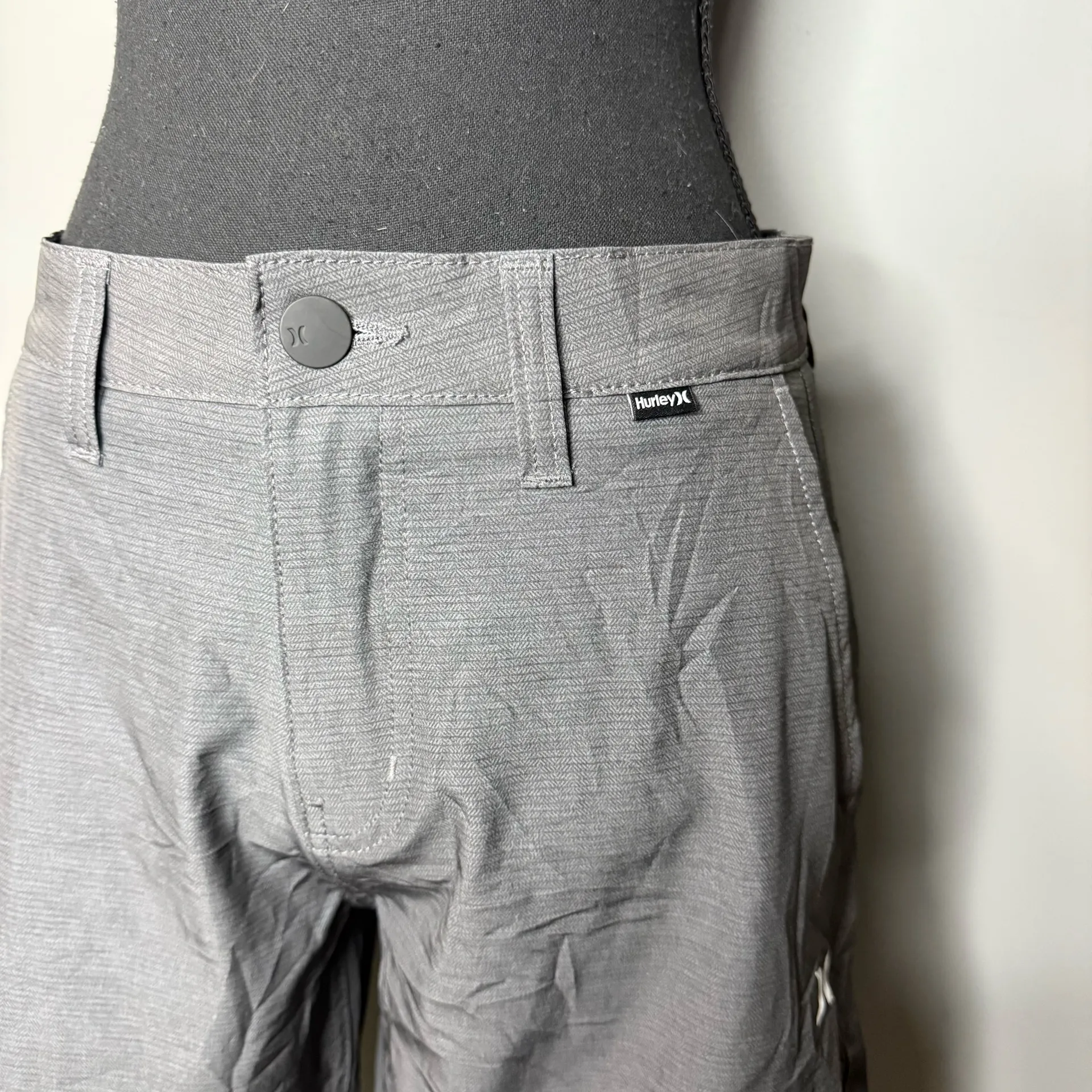 Men's Hurley 28 Walkshort Hybrid Board Shorts Gray Heather Surf Beach NWT - Image 2