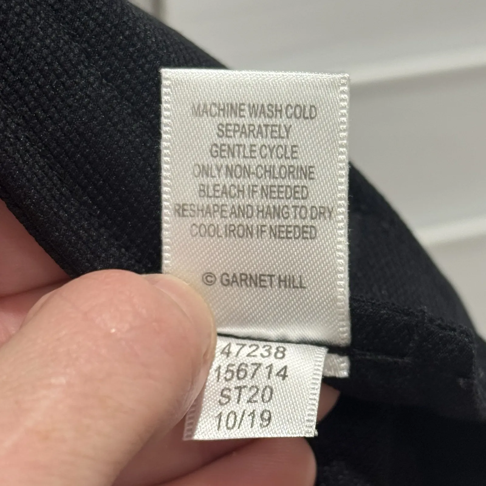 Garnet Hill Size XS Black Longline Bomber Full Zip Jacket Water-Resistant Coat - Image 10