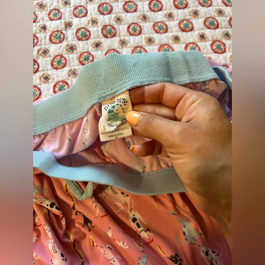 EUC Munki Munki Dogs Balancing Hot Dog Pajama Pants Bottoms Size 3XL - Image 3