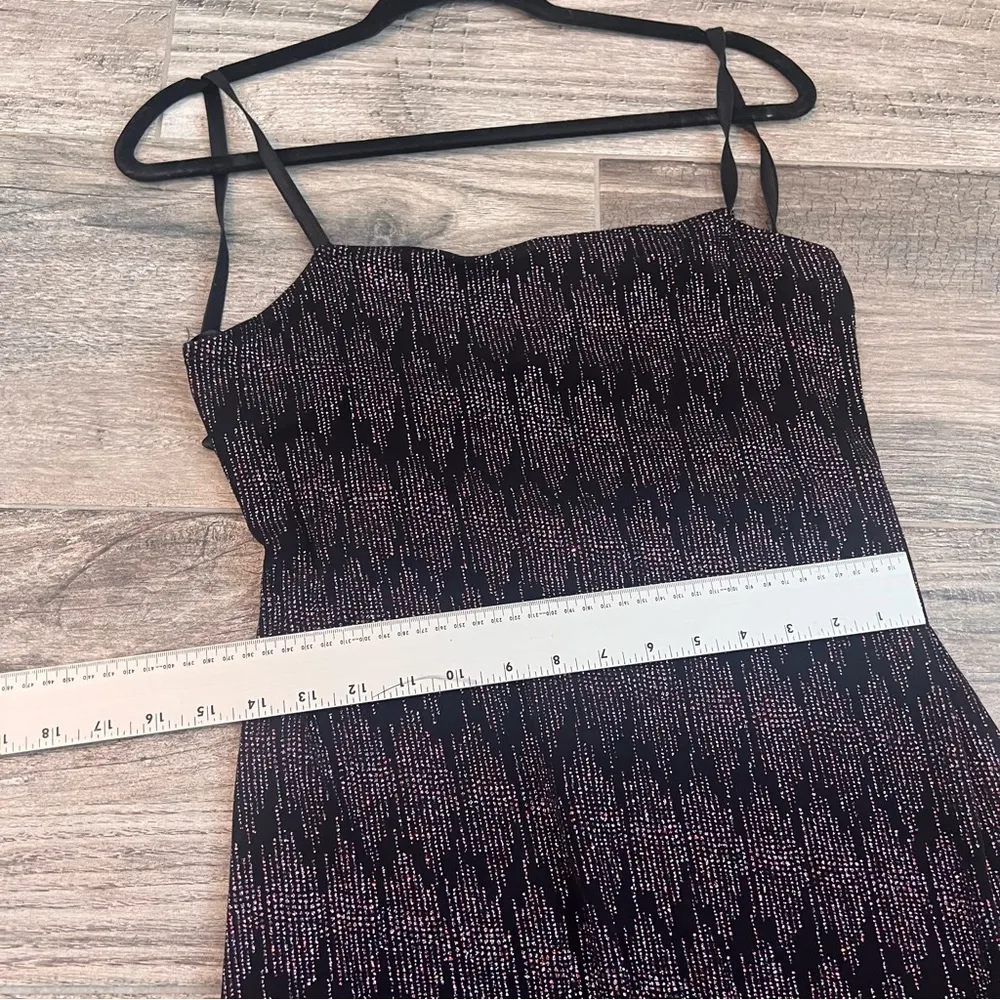 NEXT UP DRESS SAPPHIRE GLITTER SPARKLE METALLIC COCTAIL PARTY STRETCH DRESS #166 - Image 6