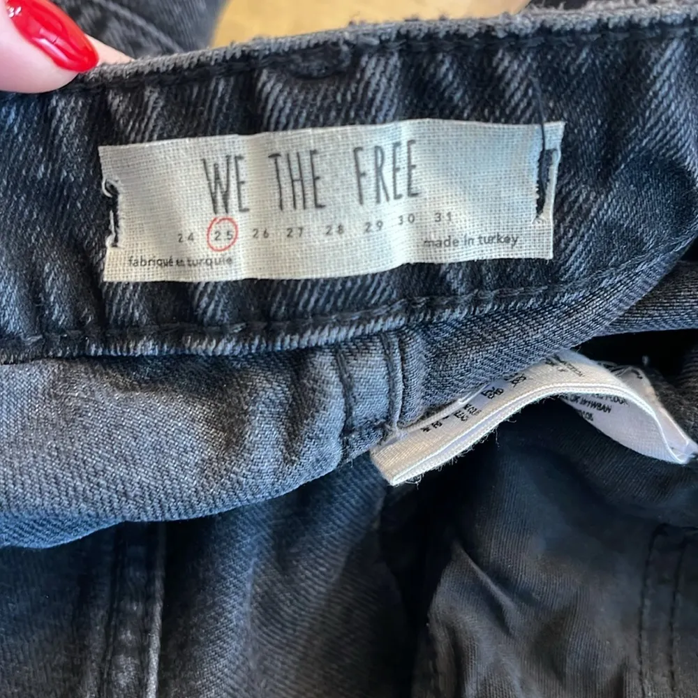 We The Free Black Straight Leg Jeans - Image 3