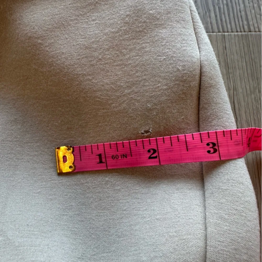 Leze the Label Kendal thick modal sweatpant size Large beige pant women’s L Tan - Image 7