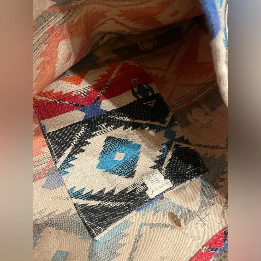 Aztec Print Tote Bag - Image 5