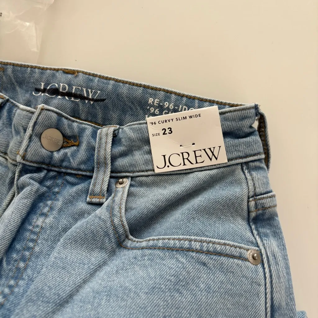 NWT J. Crew Curvy Slim-wide Jean Synniva Wash - Image 5