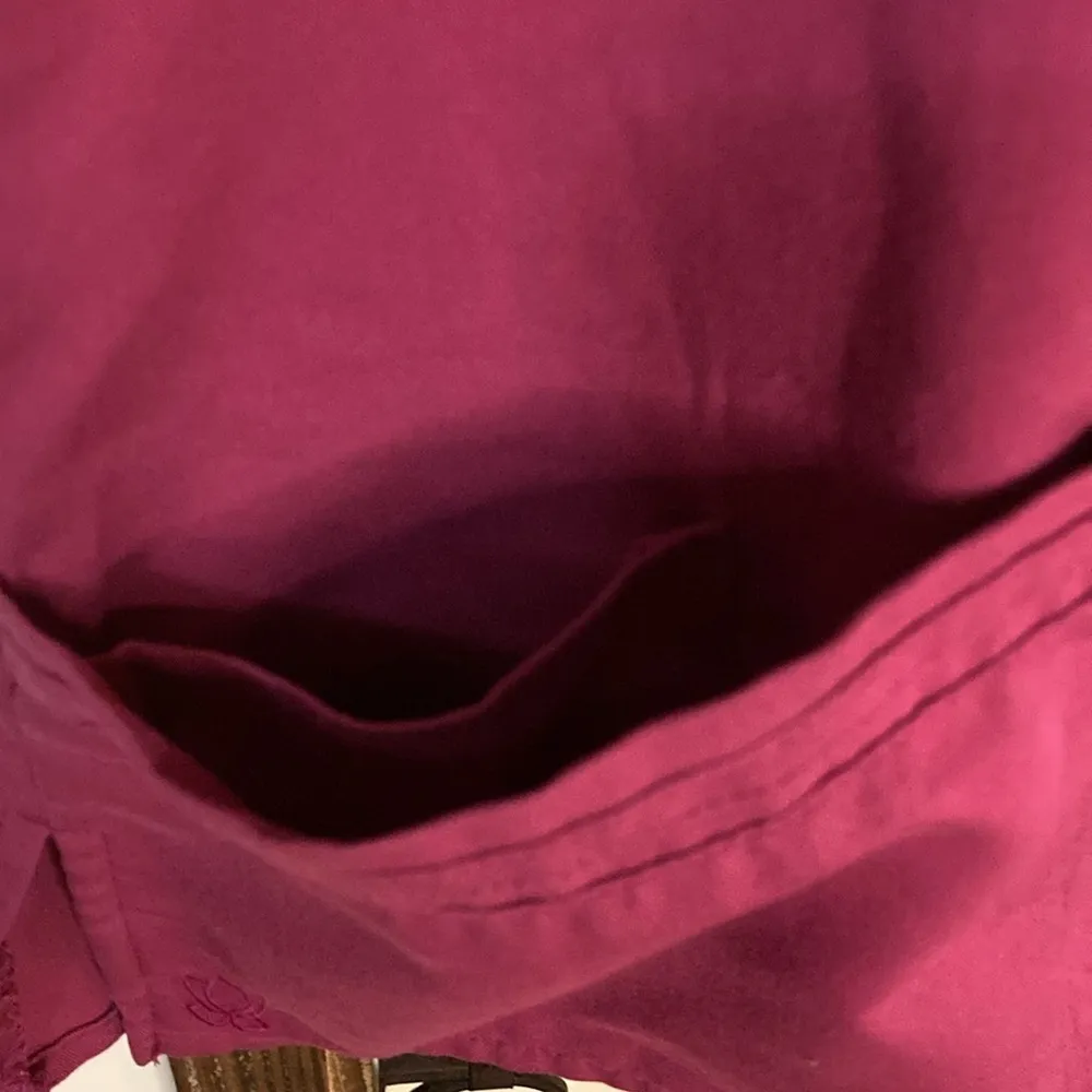 Maven Scrub nursing top with pockets pink XS - Image 2