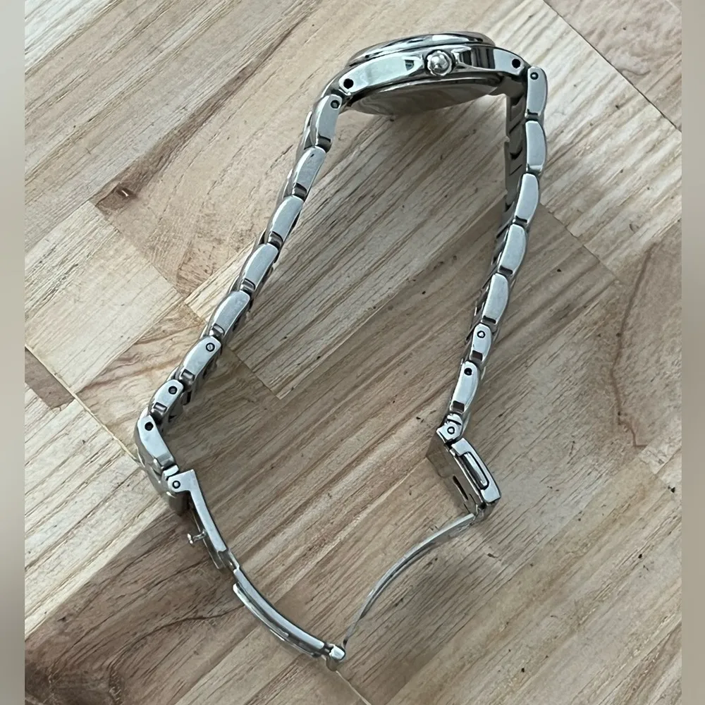 Citizen Eco-Drive Ladies Watch Pink Dial Stainless Bracelet Date Window WR100 - Image 9