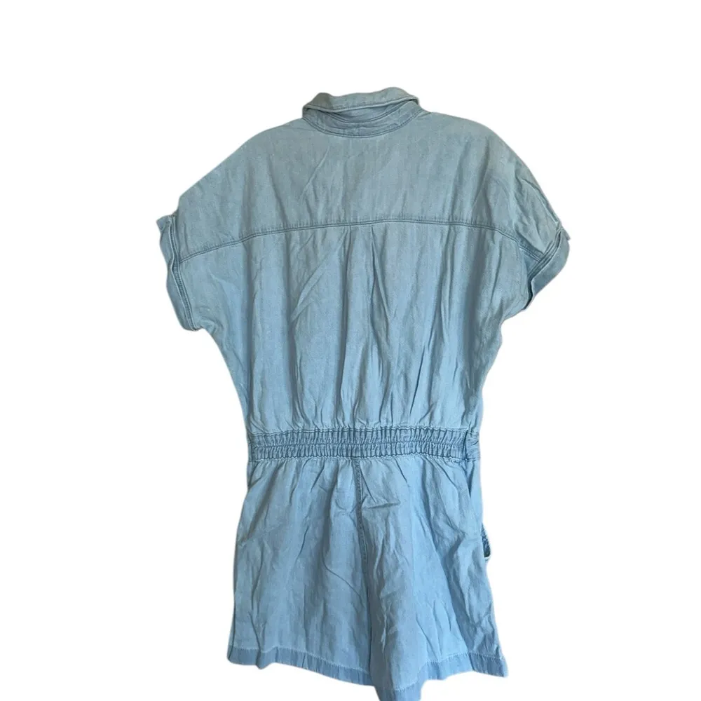NWT LEVIS Roomy Overalls Romper Female Levis Light Jeans Color - Image 12
