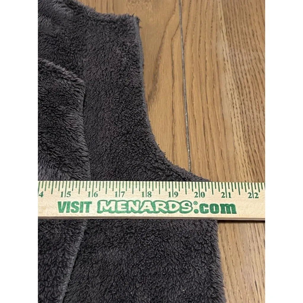 ODDY Anthropologie Fuzzy Gray Cardigan Sleeveless Pockets Long Tunic Artist M‎ Size M - Image 5