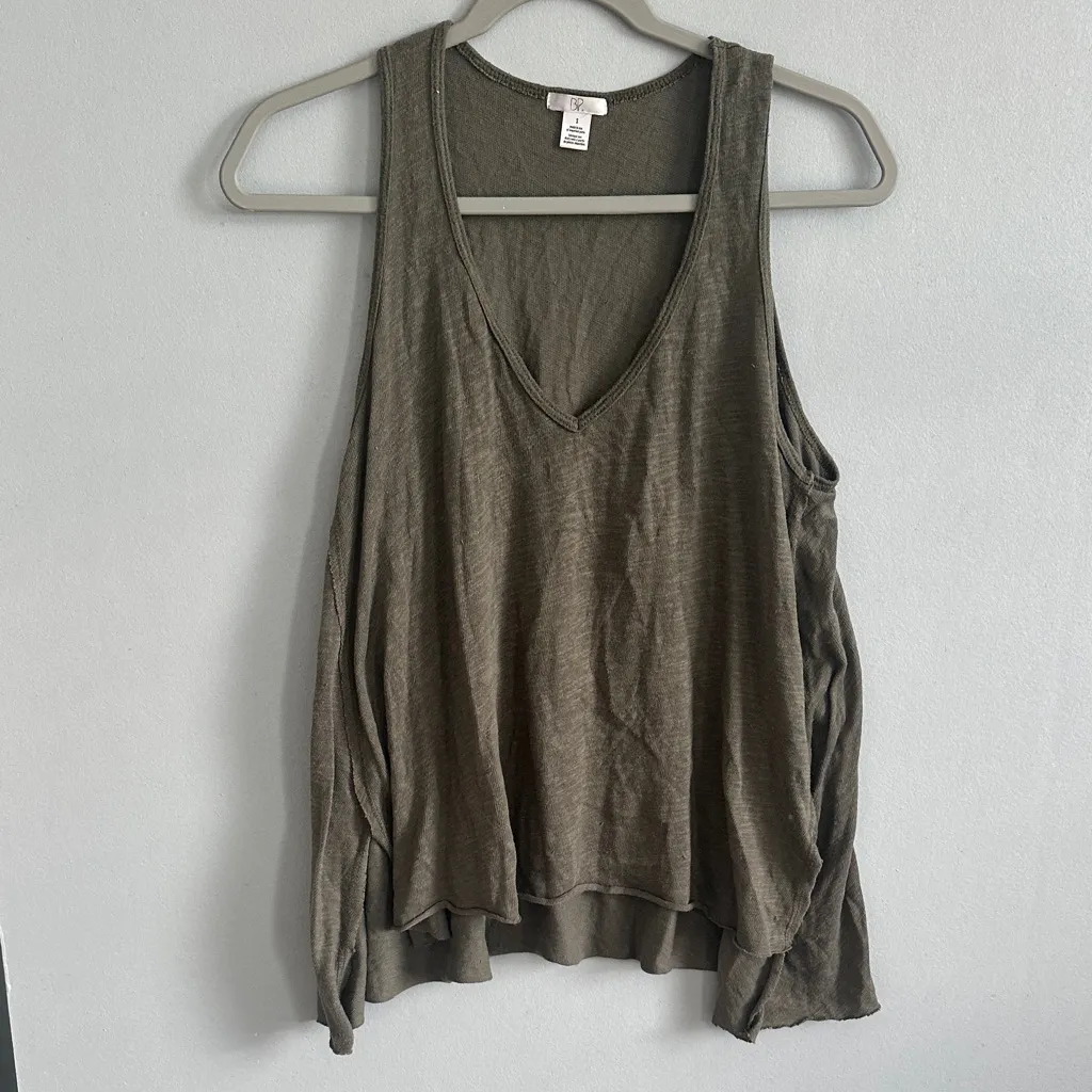 BP.‎ Olive Green Loose Fit Tank Top - Image 2
