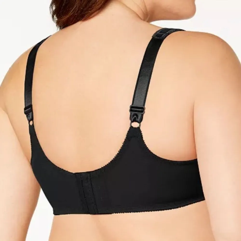 Bali Black Underwire 3562 Unlined Minimizer Bra 42D - Image 4