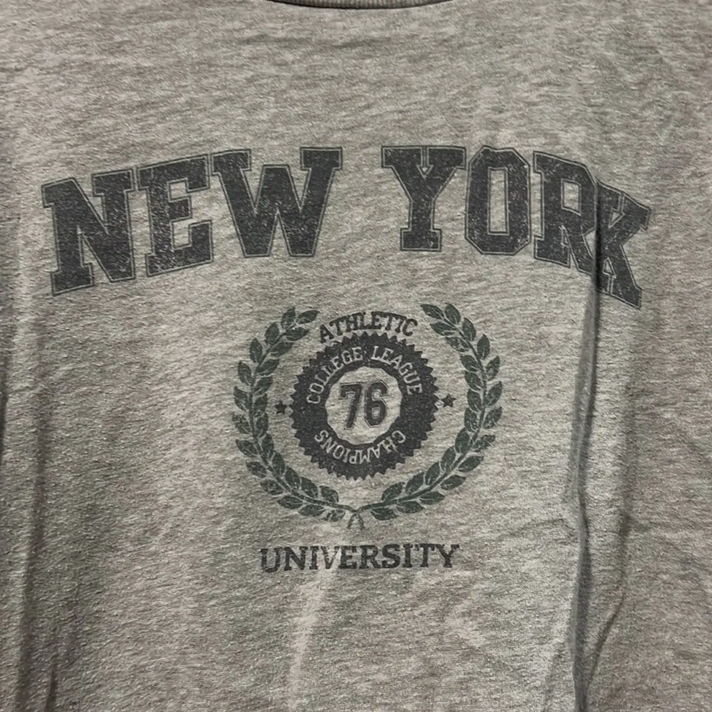 Oversized crew neck Gray Size XS - Image 3