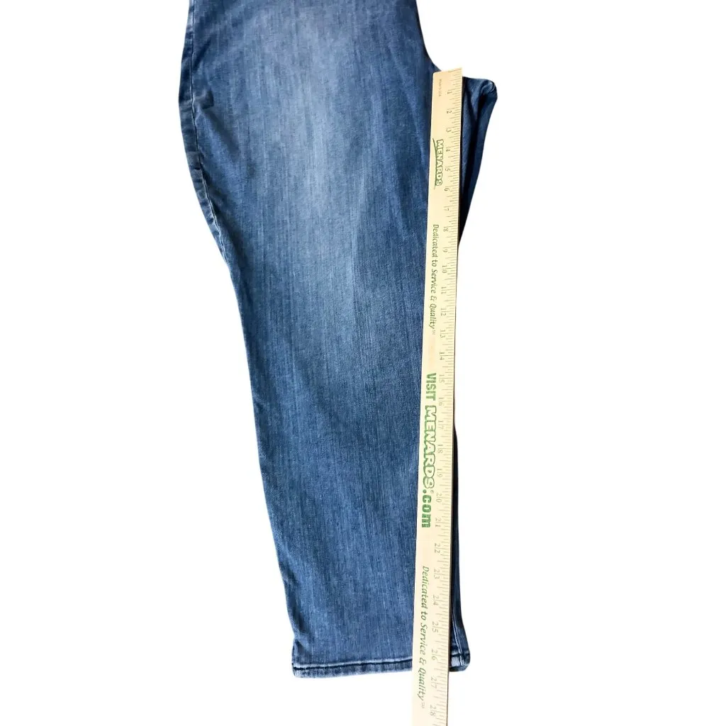 NYDJ Jeans Womens 28W NEW Pull-On Skinny Ankle Lift Tuck Split Hem Denim - Image 10