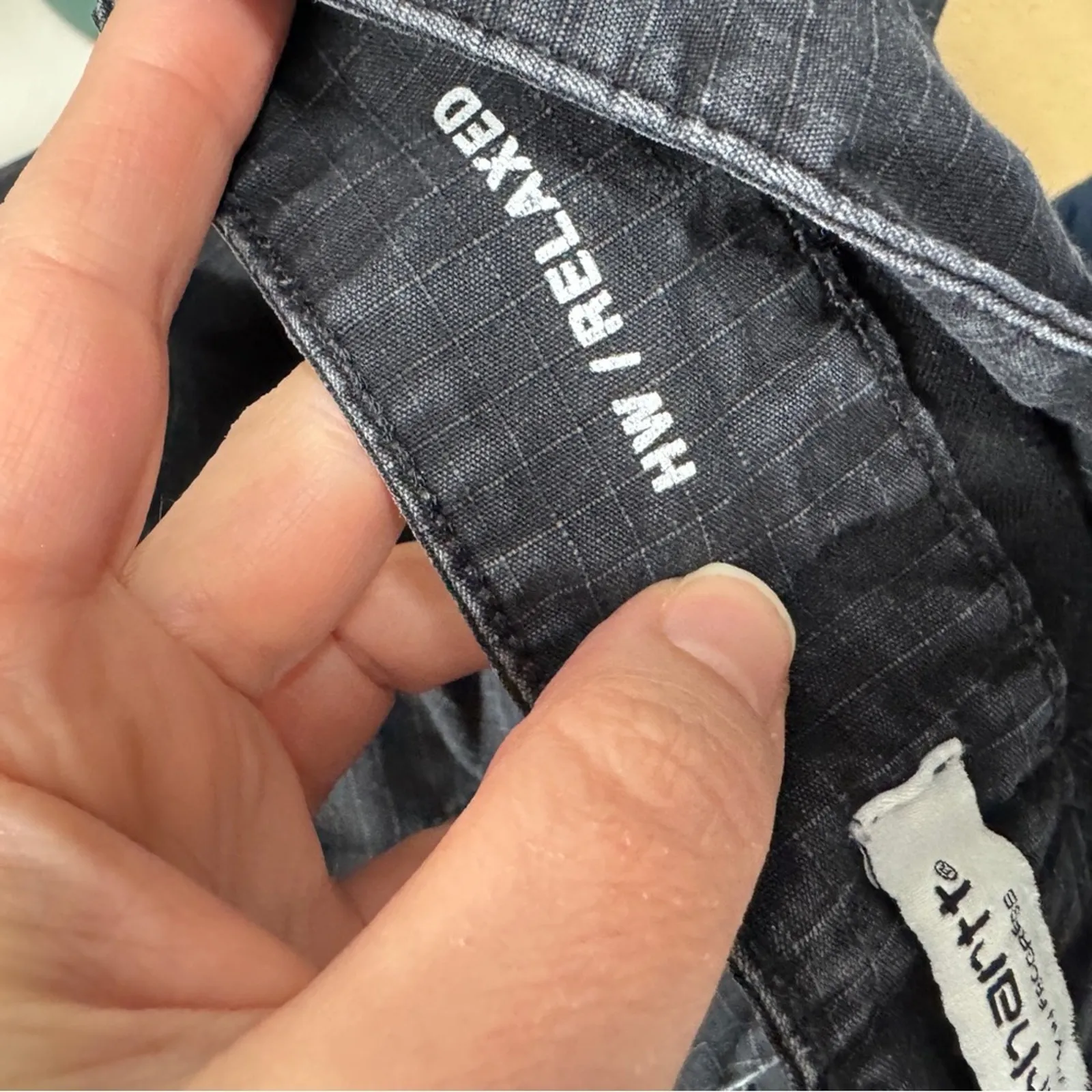 Carhartt Black Cargo Relaxed Fit Jogger Pants Womens 24 Collin Style Casual - Image 9