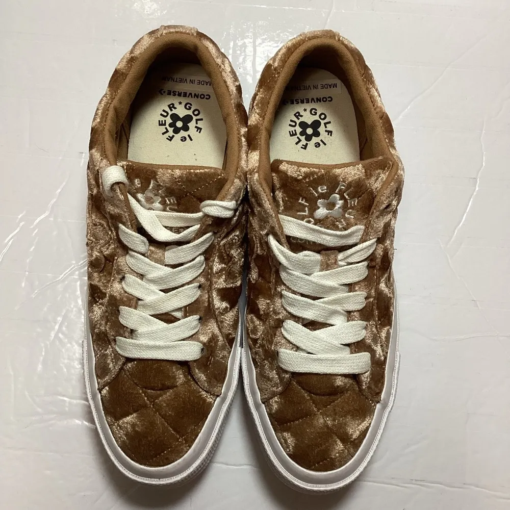 Golf Le Fleur x One Star 'Quilted Velvet Brown' - Image 3