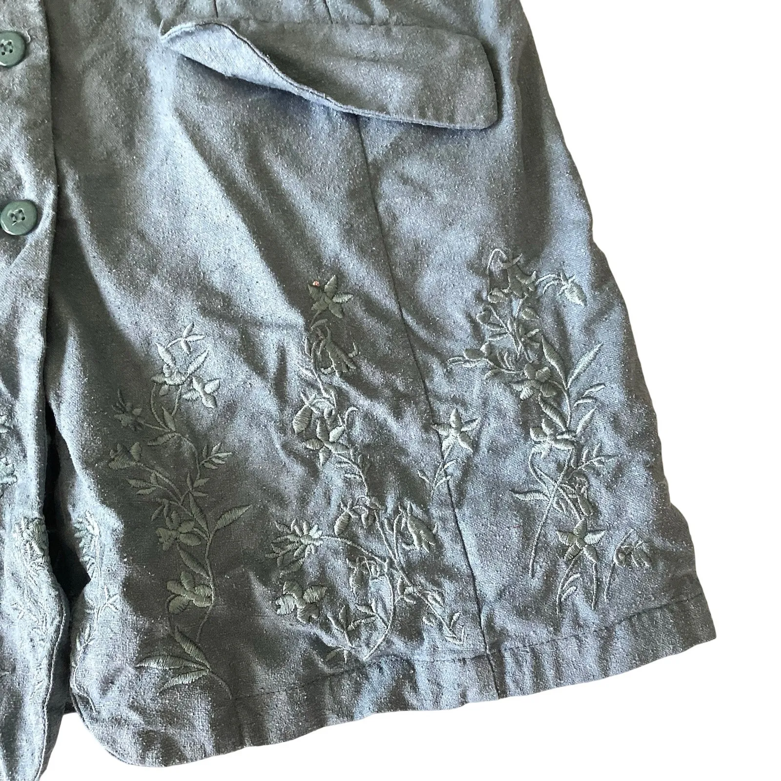 Vintage Alexander Steven Silk Outfit Blue - Image 5