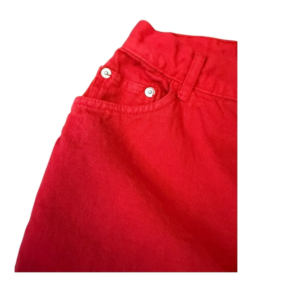 Vintage Women's Gitano Size 13/14 Red Button - Image 4